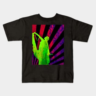 Time travel - art deco dancer Kids T-Shirt